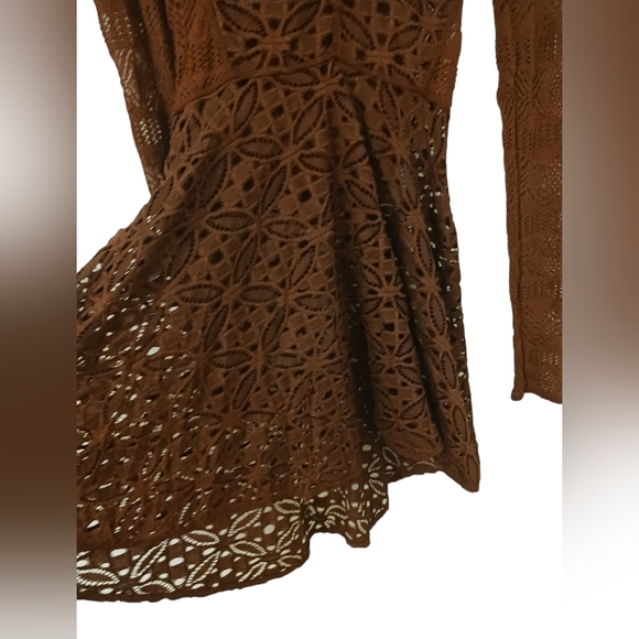 Free People Intimately All Lace Dress Red/Purple Size Extra Small - Picture 3 of 6